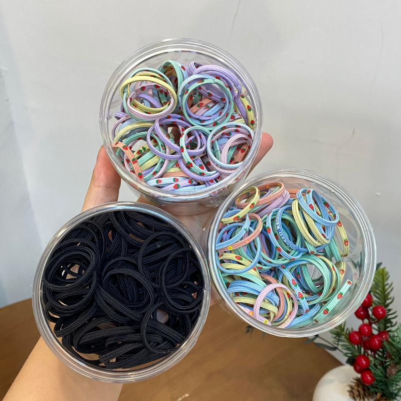 Vaikų plaukų gumytė - švelni plaukams, aukštas elastingumas, patvari, rankų darbo, QT, 2025 ruduo