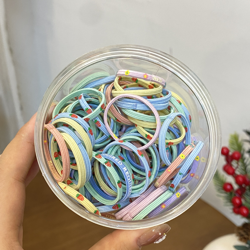 Vaikų plaukų gumytė - švelni plaukams, aukštas elastingumas, patvari, rankų darbo, QT, 2025 ruduo