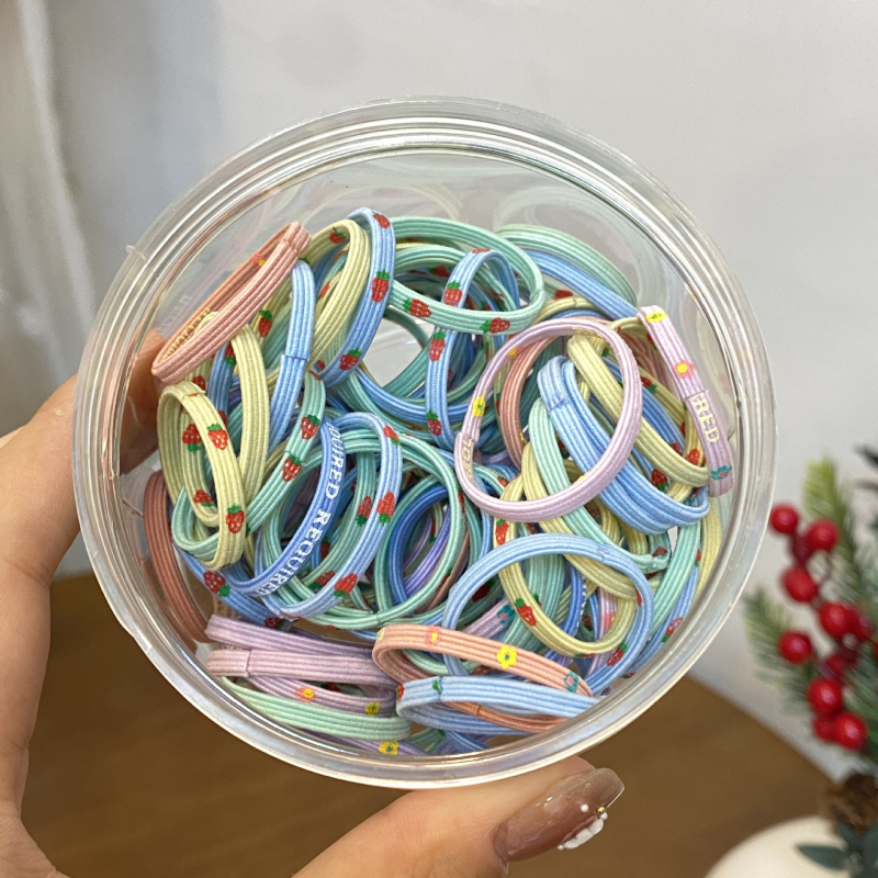 Vaikų plaukų gumytė - švelni plaukams, aukštas elastingumas, patvari, rankų darbo, QT, 2025 ruduo