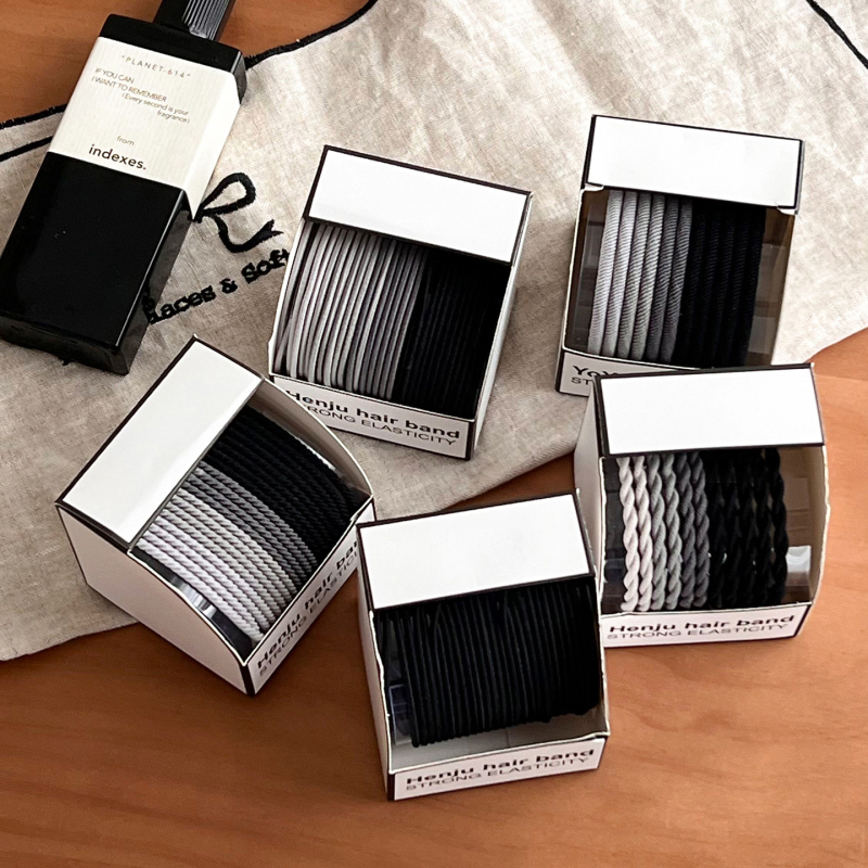 Plaukų gumos iš audinio, didelis elastingumas, rankų darbo, Maca Baka XY-3665