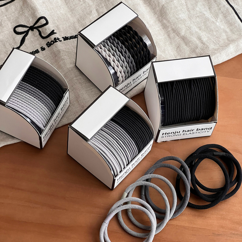 Plaukų gumos iš audinio, didelis elastingumas, rankų darbo, Maca Baka XY-3665