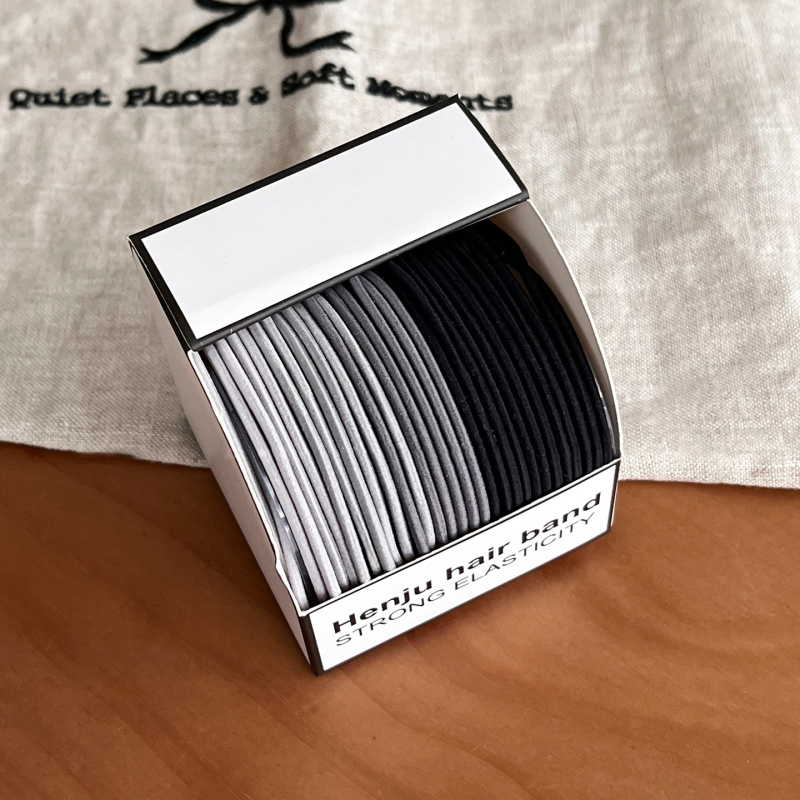 Plaukų gumos iš audinio, didelis elastingumas, rankų darbo, Maca Baka XY-3665