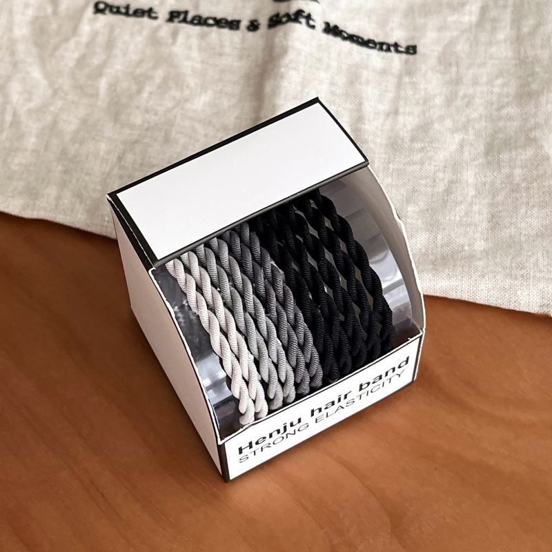 Plaukų gumos iš audinio, didelis elastingumas, rankų darbo, Maca Baka XY-3665