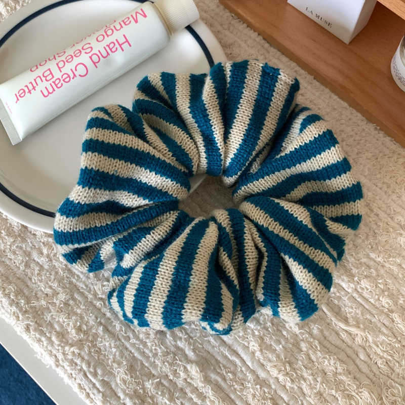 Gumica za kosu za rep od platna, ručno izrađena, visoka elastičnost, bez umetaka