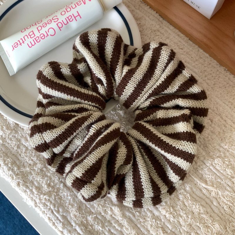 Gumica za kosu za rep od platna, ručno izrađena, visoka elastičnost, bez umetaka