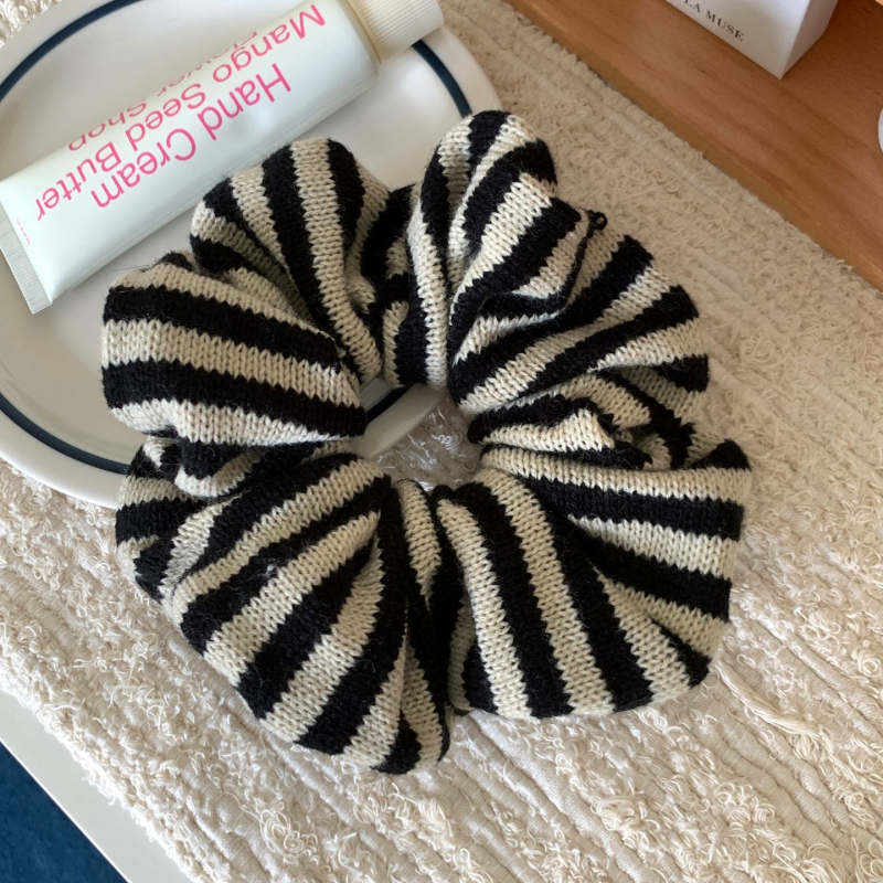 Gumica za kosu za rep od platna, ručno izrađena, visoka elastičnost, bez umetaka