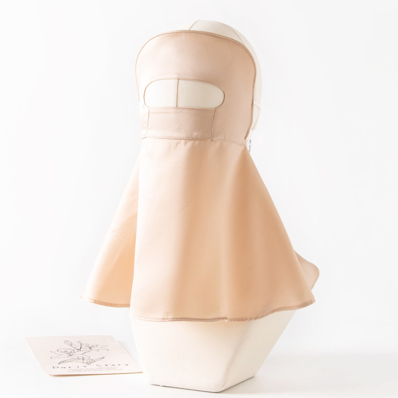 Maska od svile mulberry s UV zaštitom za cijelo lice i vrat – prozračna, 100% svila, ljetno izdanje 2025