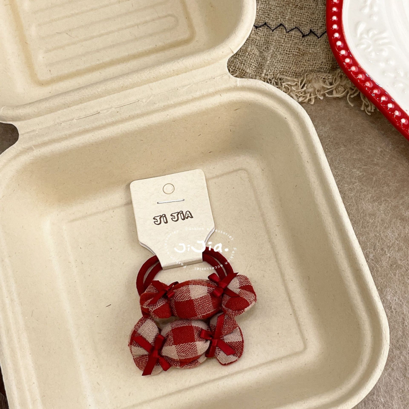 Plaukų aksesuaras: audinio kaspinas su kaspinu, rankų darbas, Korėjos stiliaus, didelis elastingumas