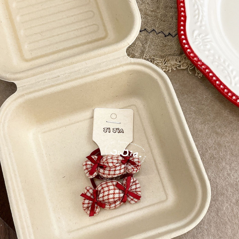 Plaukų aksesuaras: audinio kaspinas su kaspinu, rankų darbas, Korėjos stiliaus, didelis elastingumas