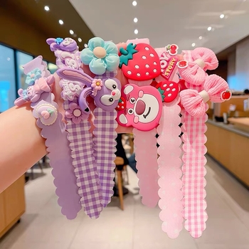 Vaikų Velcro plaukų juosta - minkšta guma, kaspinas, rankų darbas, galimybė privataus etikečių žymėjimui