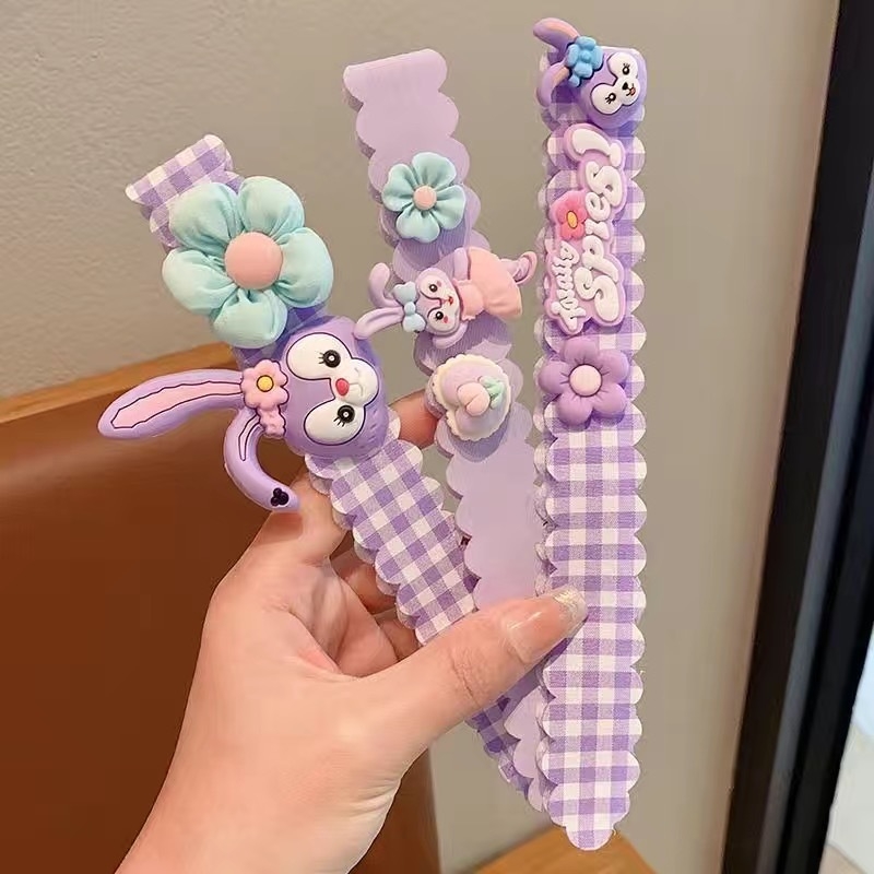 Vaikų Velcro plaukų juosta - minkšta guma, kaspinas, rankų darbas, galimybė privataus etikečių žymėjimui