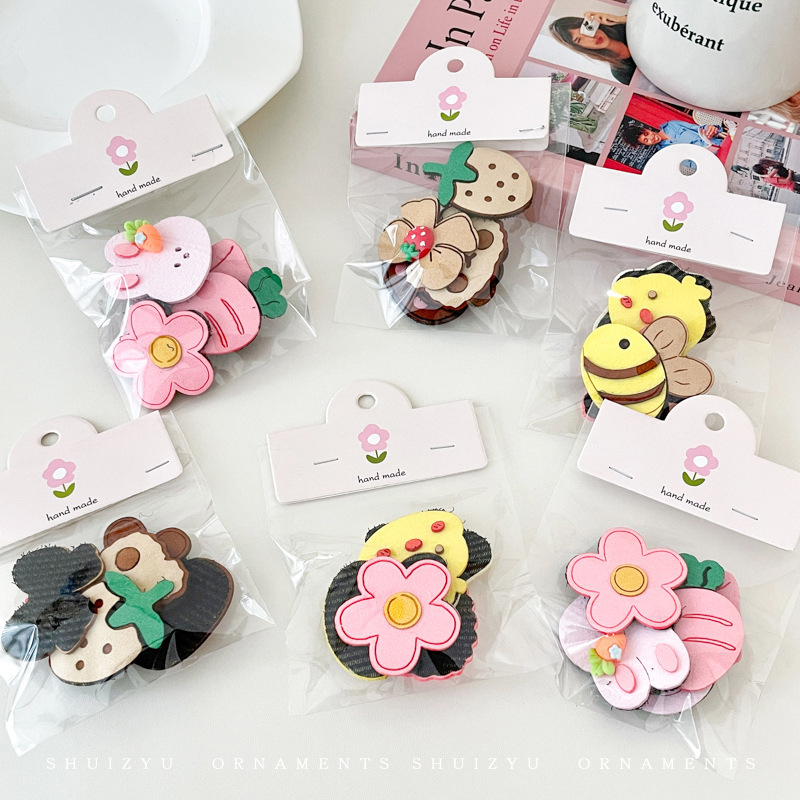 Laste karikatuuride juukseklips Velcro'ga – Otsmiku frizuorganisaator, juustele sõbralik, kohandamine puudub, kevad 2021