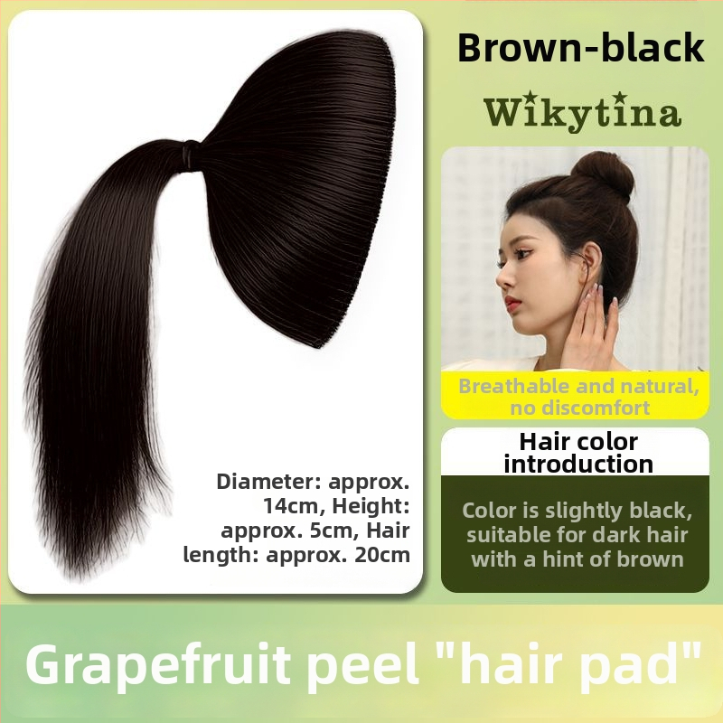 Silikoonist juukseaksessuaar, Grapefruit Peel mudel, nähtamatu ülaosa padja juuksejuurtele, stantsitud viimistlus