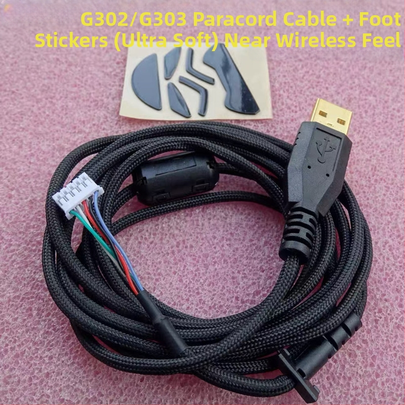 USB kábel pre myš kompatibilný s GPW1, GPW2, G102, G302, G402, G502 Hero, G303, G403, G300, G300S; Micro USB rozhranie