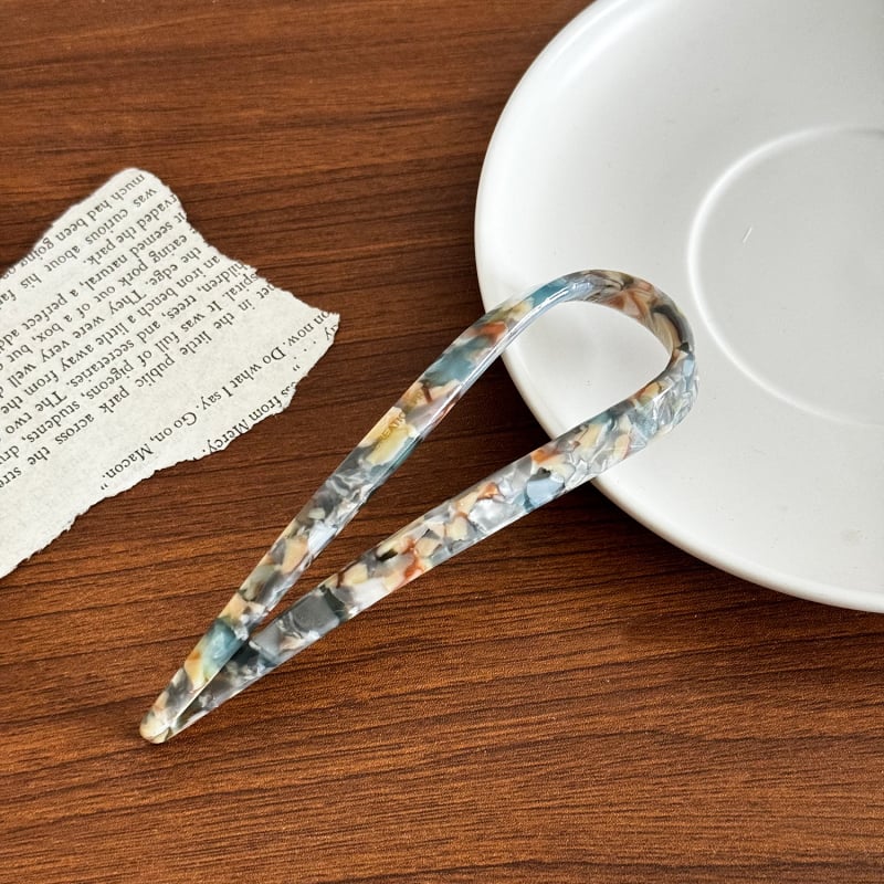 Duowei Juukseklamber U-kujuline, Lihtne Naistele, äädikhappe materjal