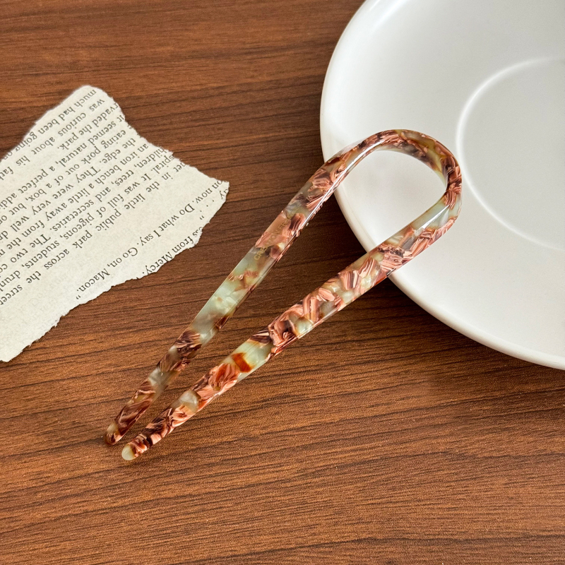 Duowei Juukseklamber U-kujuline, Lihtne Naistele, äädikhappe materjal