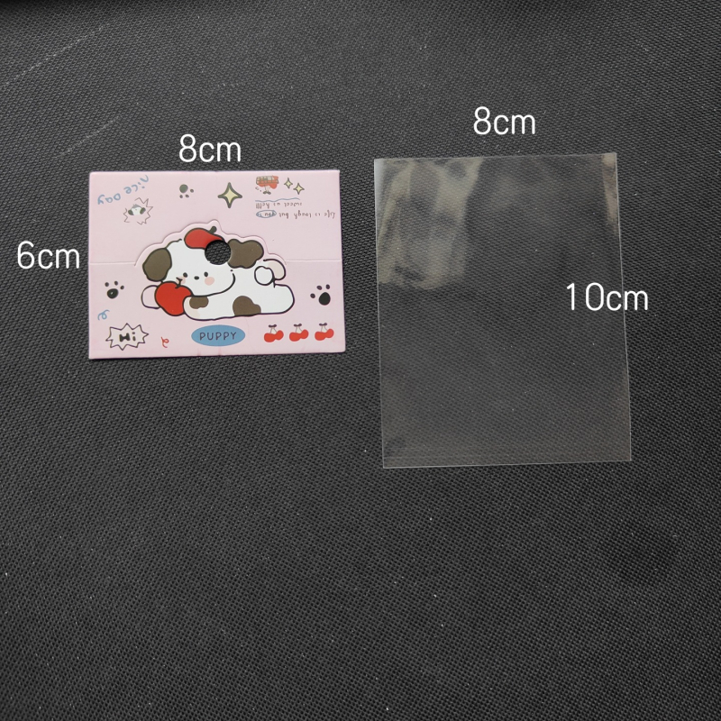 Matu aksesuāru iepakojuma kartītes, karikatūras dizains, salocītas papīra kartes, 100 gab., izlaišana rudens 2025.