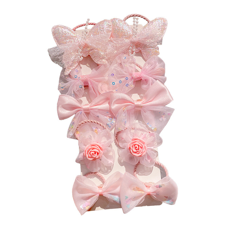 Laste juukseaksessuaar: kangast lillelipp, käsitöö, cartoon-stiilis, külgklips, sobib 0–10-aastastele