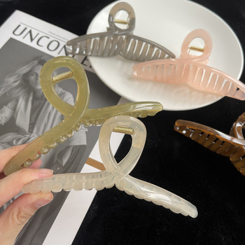 Hanxi retro ručno izrađena plastična spona za kosu