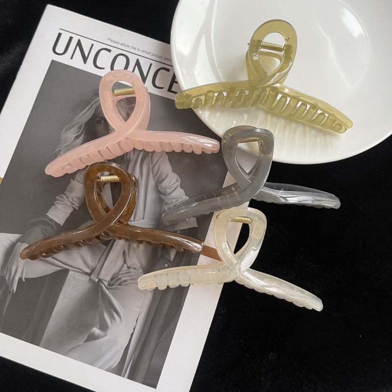 Hanxi retro ručno izrađena plastična spona za kosu