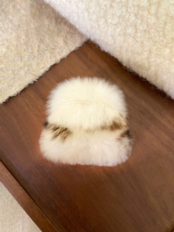 Plišana štipaljka za kosu s dizajnom medvjeđih ušiju, Gripper, unisex, jesen 2025