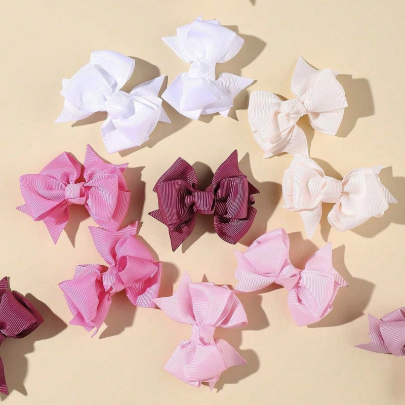 BB klips za kosu za djecu – ručno izrađeni tekstilni dodatak za glavu sa slatkom mašnicom