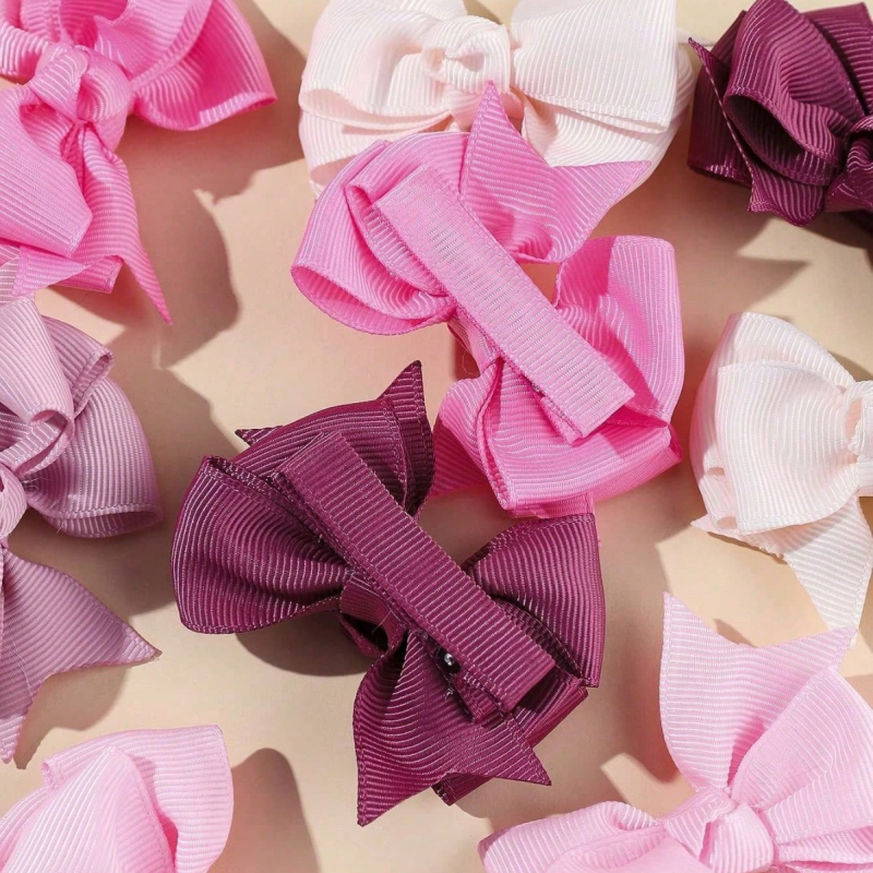 BB klips za kosu za djecu – ručno izrađeni tekstilni dodatak za glavu sa slatkom mašnicom