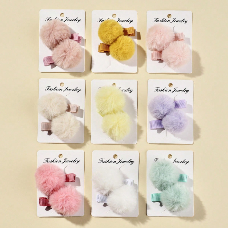 BB klips za kosu za djecu – ručno izrađeni tekstilni dodatak za glavu sa slatkom mašnicom