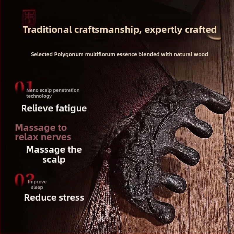 Χτένα για ανάπτυξη μαλλιών και μασάζ τριχωτού με μέταλλο, μάρκα Other Homes, Άνοιξη 2025