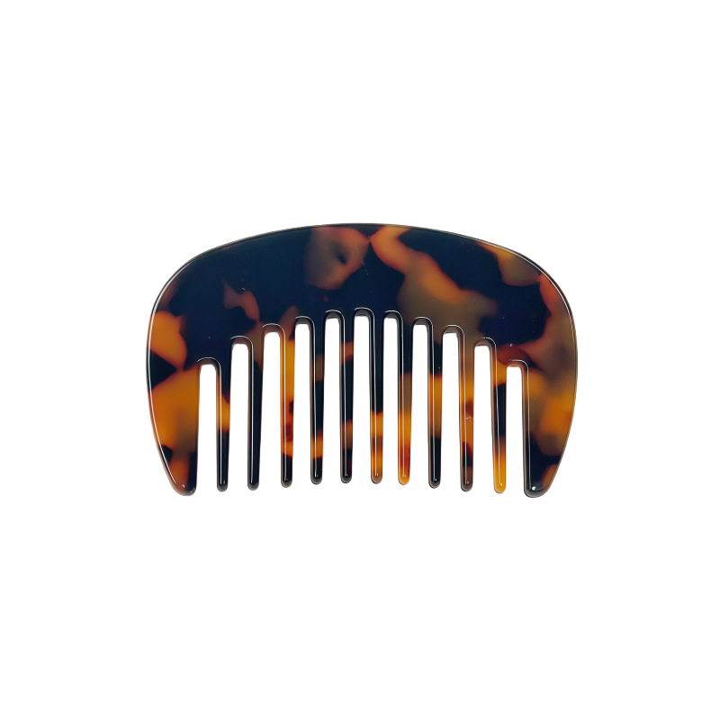 Χτένα μαλλιών Luohe, υλικό οξικό οξύ, γεωμετρικό σχήμα, απλό unisex στυλ, χειροποίητο