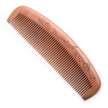 Дървен гребен от махагон, произход Zhejiang