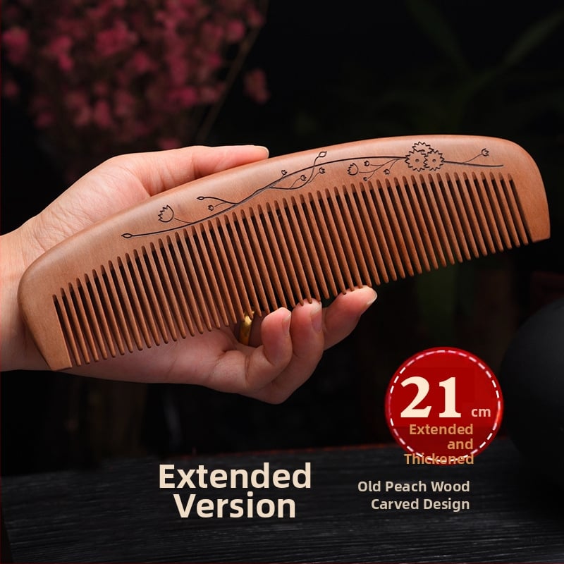 Дървен гребен от махагон, произход Zhejiang