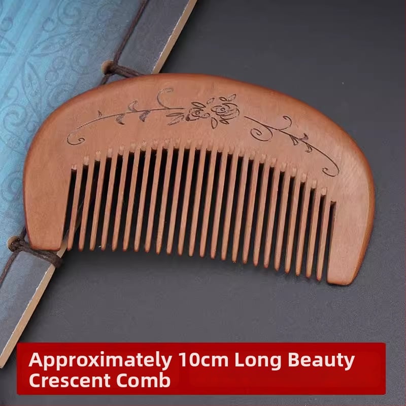 Дървен гребен от махагон, произход Zhejiang