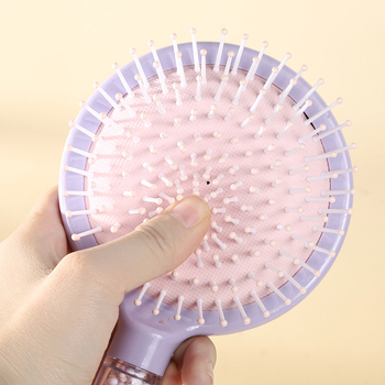 Yinli пластмасов гребен за масаж на скалпа и стилизиране на косата, с въздушна възглавница, дизайн с анимационен мотив