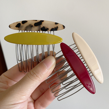 Αξεσουάρ μαλλιών από ανάμικτα υλικά - Γεωμετρικό κλιπ μαλλιών, χειροποίητο, μαζική συσκευασία