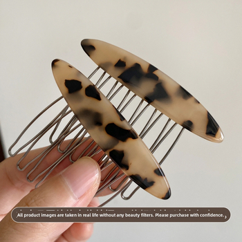 Αξεσουάρ μαλλιών από ανάμικτα υλικά - Γεωμετρικό κλιπ μαλλιών, χειροποίητο, μαζική συσκευασία