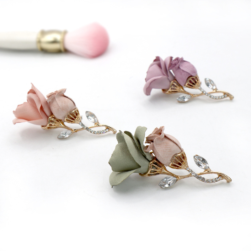 Брошка флорална композиция – стил Япония и Южна Корея; Материал: Друг; Година/Сезон: Лято 2020