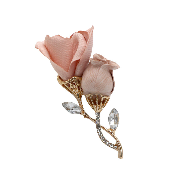 Брошка флорална композиция – стил Япония и Южна Корея; Материал: Друг; Година/Сезон: Лято 2020