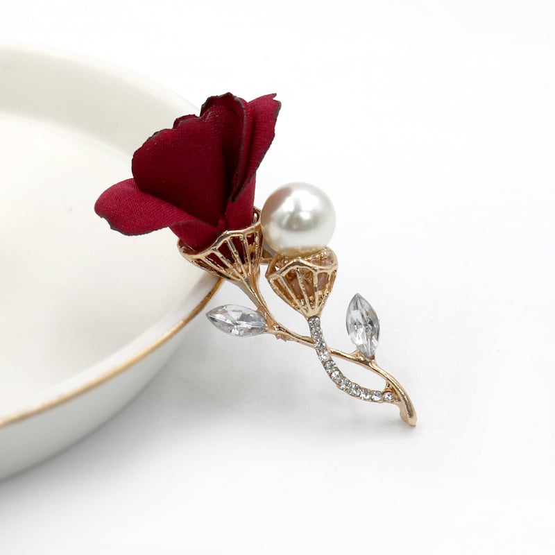 Брошка флорална композиция – стил Япония и Южна Корея; Материал: Друг; Година/Сезон: Лято 2020