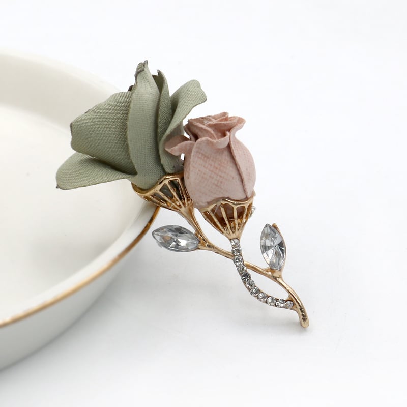 Брошка флорална композиция – стил Япония и Южна Корея; Материал: Друг; Година/Сезон: Лято 2020