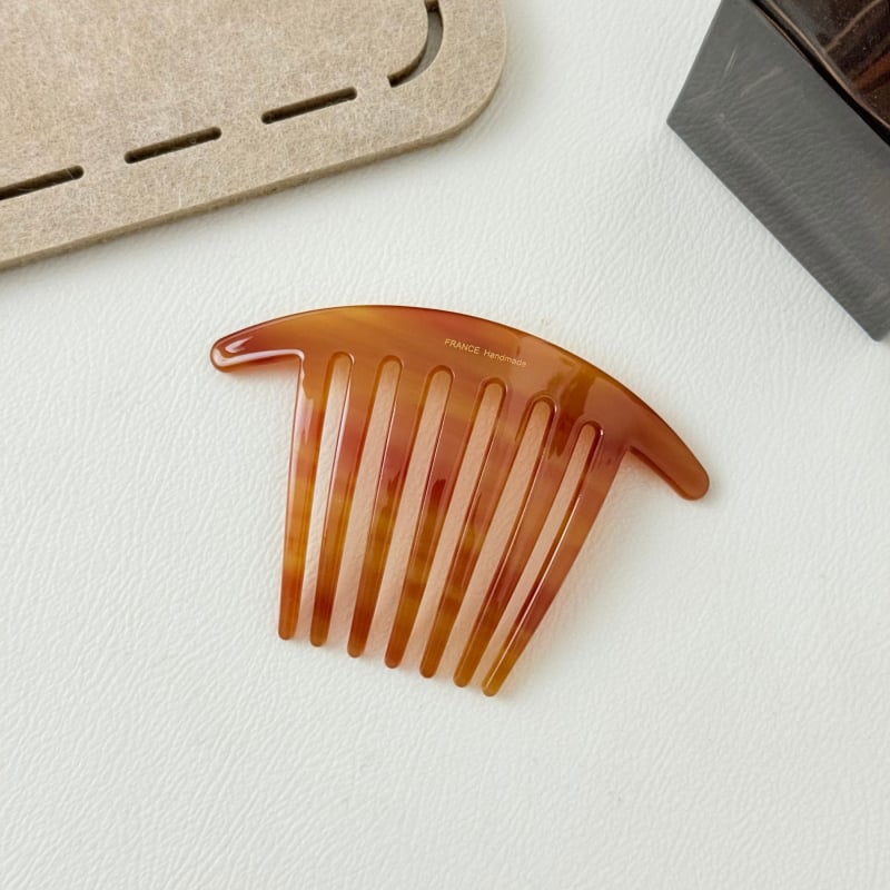 Χτένα μαλλιών από ακέτα για γυναίκες — μη ολισθαίνουσα, απλός unisex σχεδιασμός (Υλικό: οξικό οξύ; Στυλ: απλό, unisex; Τεχνική επεξεργασίας: έγχυση καυσίμου; Προσαρμογή: Ναι; Κωδικός: IB24)
