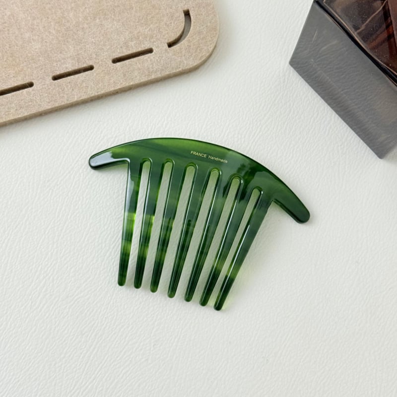 Χτένα μαλλιών από ακέτα για γυναίκες — μη ολισθαίνουσα, απλός unisex σχεδιασμός (Υλικό: οξικό οξύ; Στυλ: απλό, unisex; Τεχνική επεξεργασίας: έγχυση καυσίμου; Προσαρμογή: Ναι; Κωδικός: IB24)