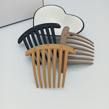 Χτένα μαλλιών με σχήμα U, υλικό PC, ματ φινίρισμα, αντιολισθητικό, κορεάτικο στυλ