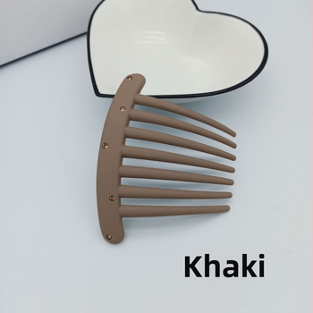 Χτένα μαλλιών με σχήμα U, υλικό PC, ματ φινίρισμα, αντιολισθητικό, κορεάτικο στυλ