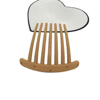 Χτένα μαλλιών με σχήμα U, υλικό PC, ματ φινίρισμα, αντιολισθητικό, κορεάτικο στυλ