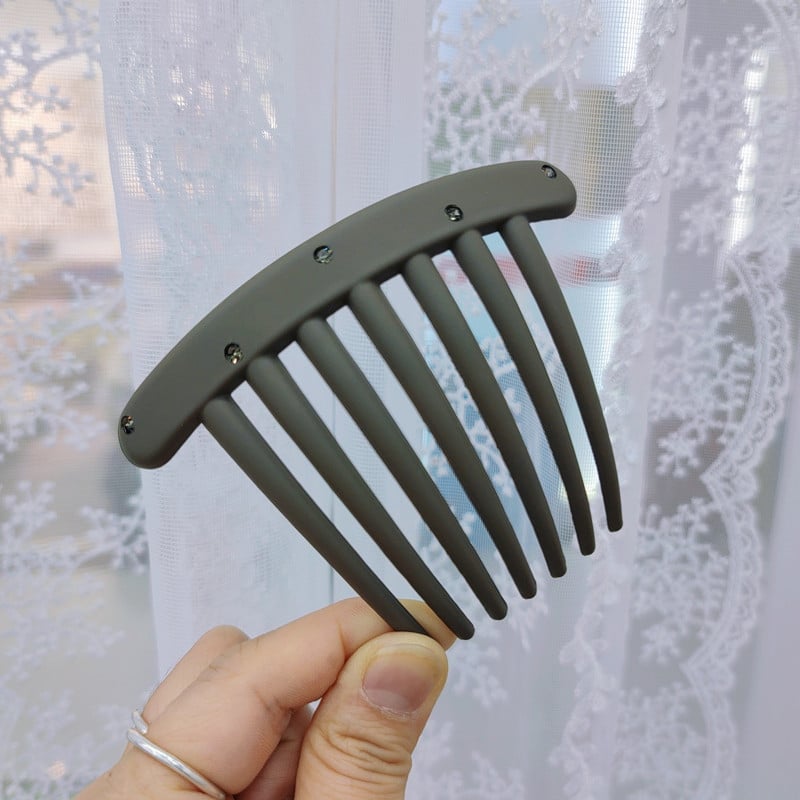 Χτένα μαλλιών με σχήμα U, υλικό PC, ματ φινίρισμα, αντιολισθητικό, κορεάτικο στυλ