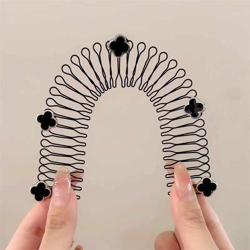 Метален невидим гребен за коса за задната част на главата, ретро стил, дамски аксесоар за коса