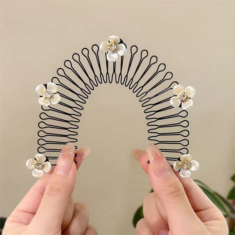 Метален невидим гребен за коса за задната част на главата, ретро стил, дамски аксесоар за коса