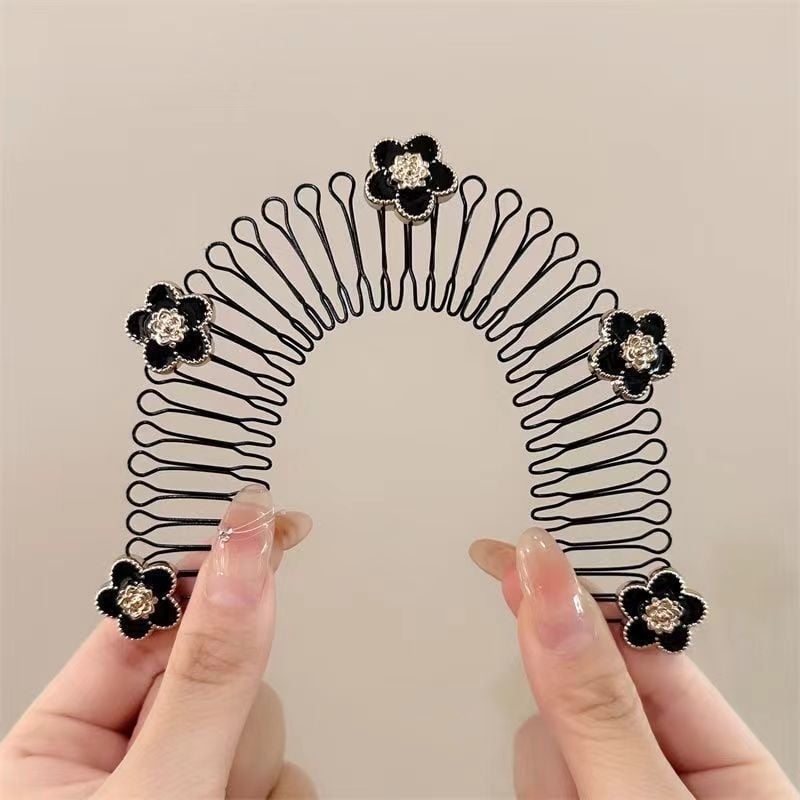 Метален невидим гребен за коса за задната част на главата, ретро стил, дамски аксесоар за коса