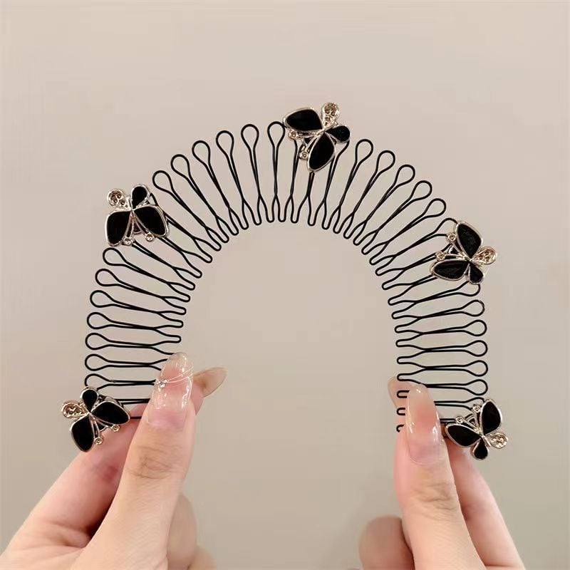 Метален невидим гребен за коса за задната част на главата, ретро стил, дамски аксесоар за коса